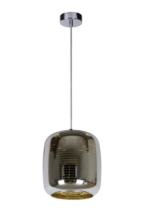 Lucide ERYN - Pendant light - Ø 20 cm - 1xE27 - Chrome - turned off
